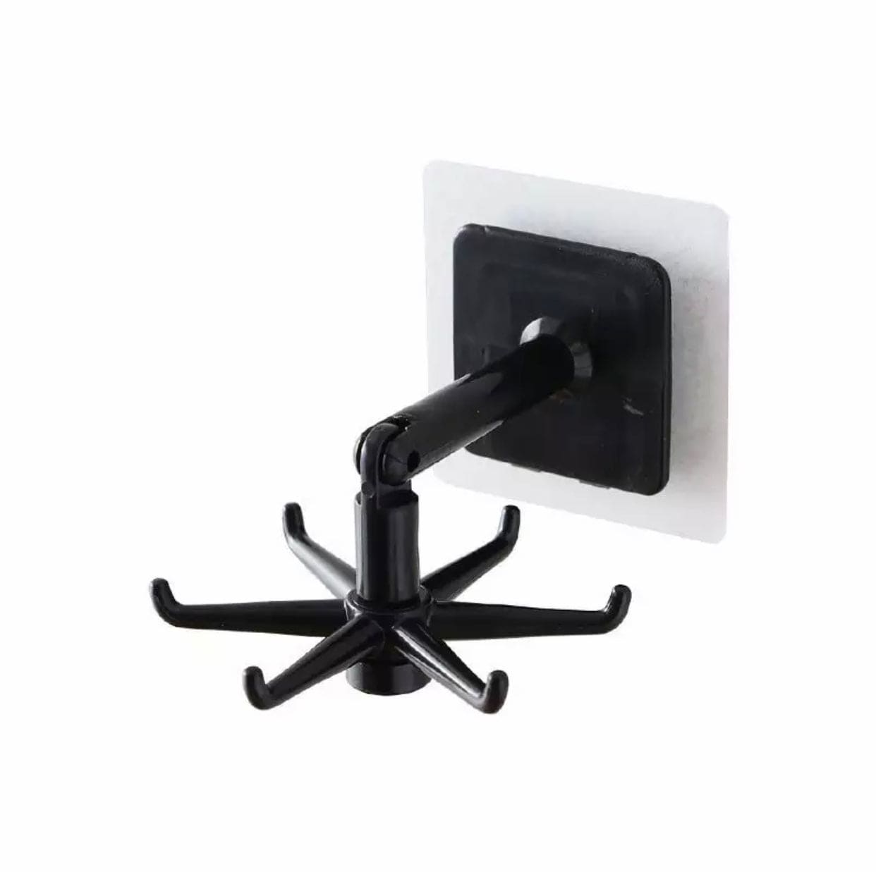 360˚ Degree Rotatable Six Claw Storage Hooks, Punch-free Multipurpose Hooks, Folding Self-Adhesive Vertical Flip Hook 360˚ Degree Rotatable Six Claw Storage Hooks, Punch-free Multipurpose Hooks, Folding Self-Adhesive Vertical Flip Hook